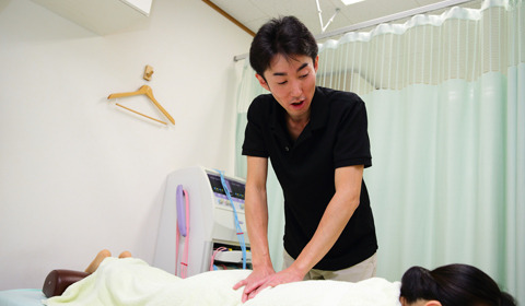 治療中の様子